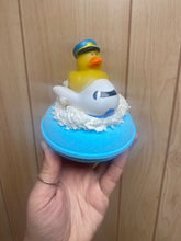 Load image into Gallery viewer, Transportation Rubber Duckie Bubble Bath Bomb.
