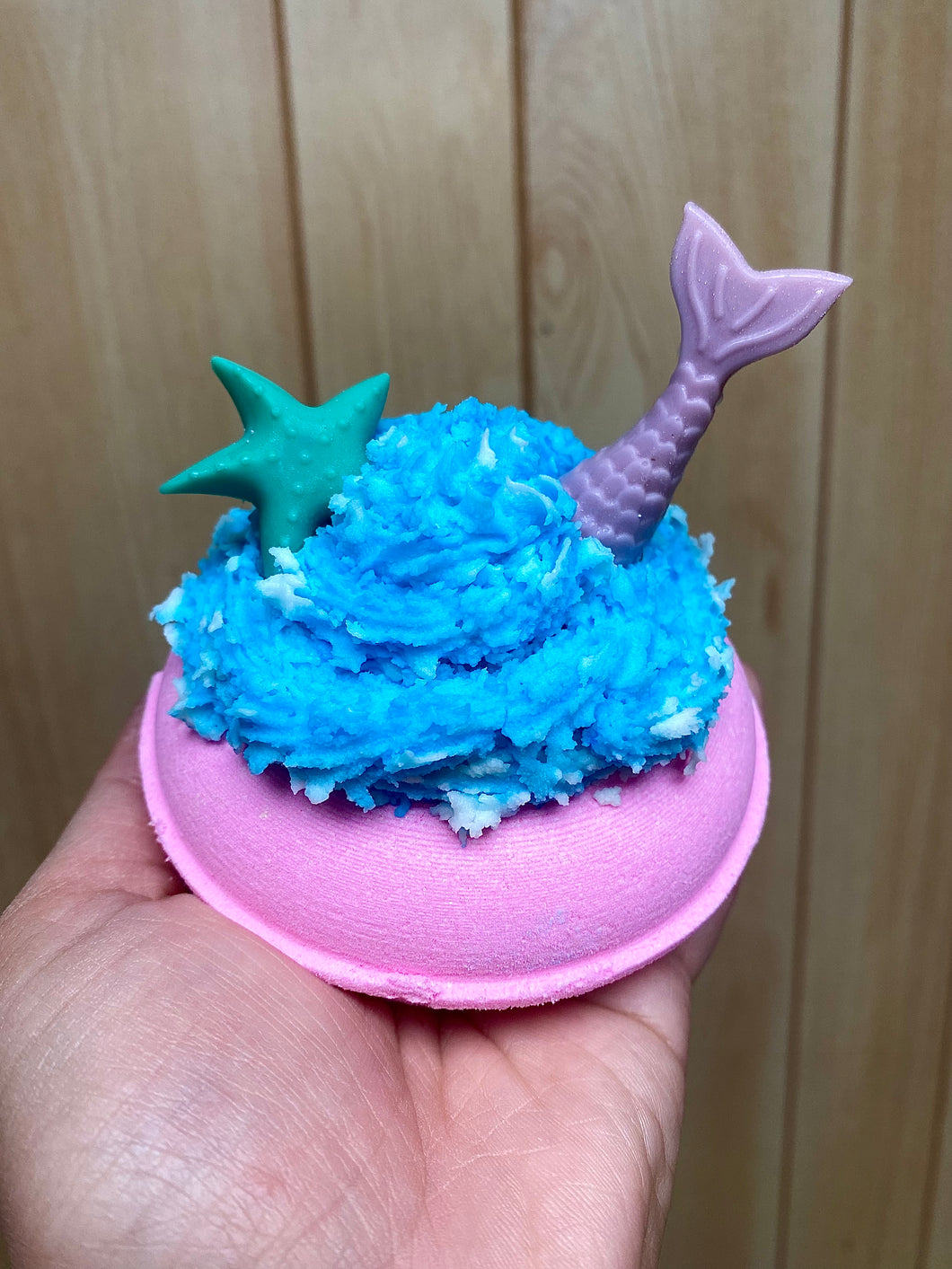 Mermaid Bubble Bath Bomb.