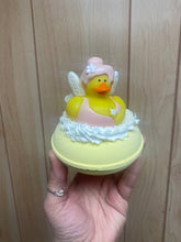 Load image into Gallery viewer, Fairy Rubber Duck Bubble Bath Bomb.
