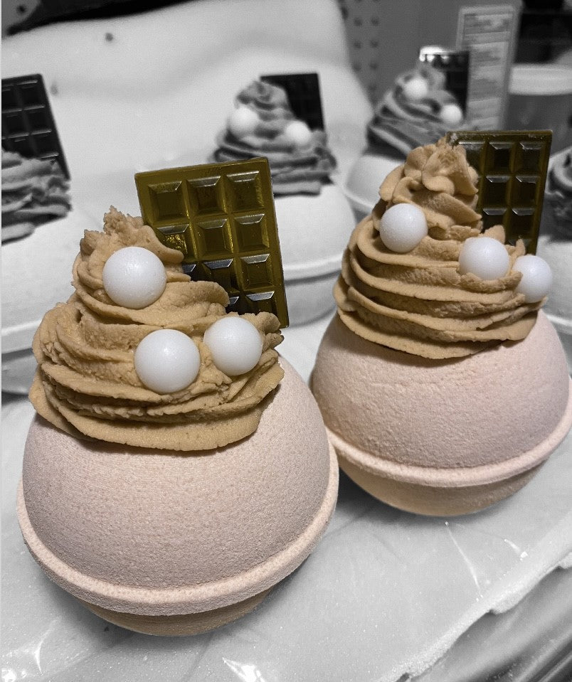 S'mores Bubble Bath Bomb.